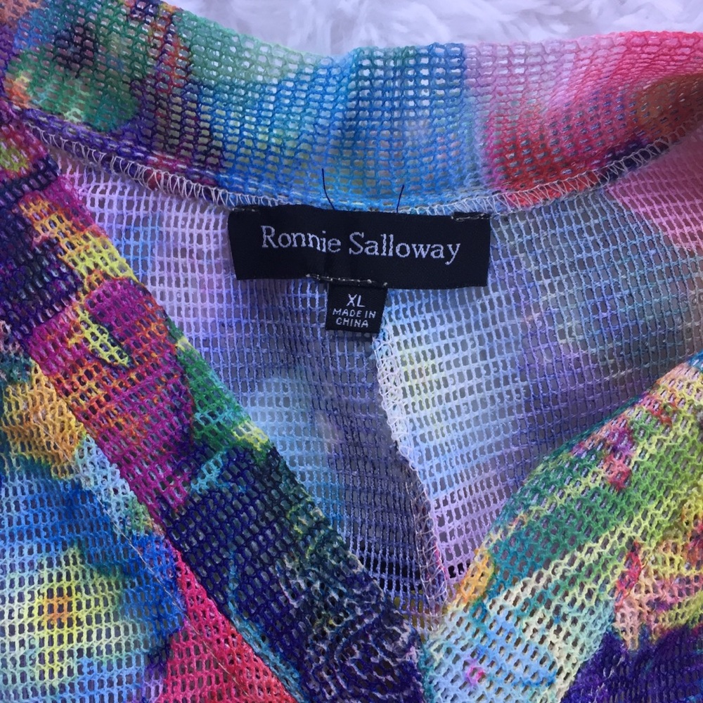 Funky 80s Mesh Smock - Picture 5 of 5